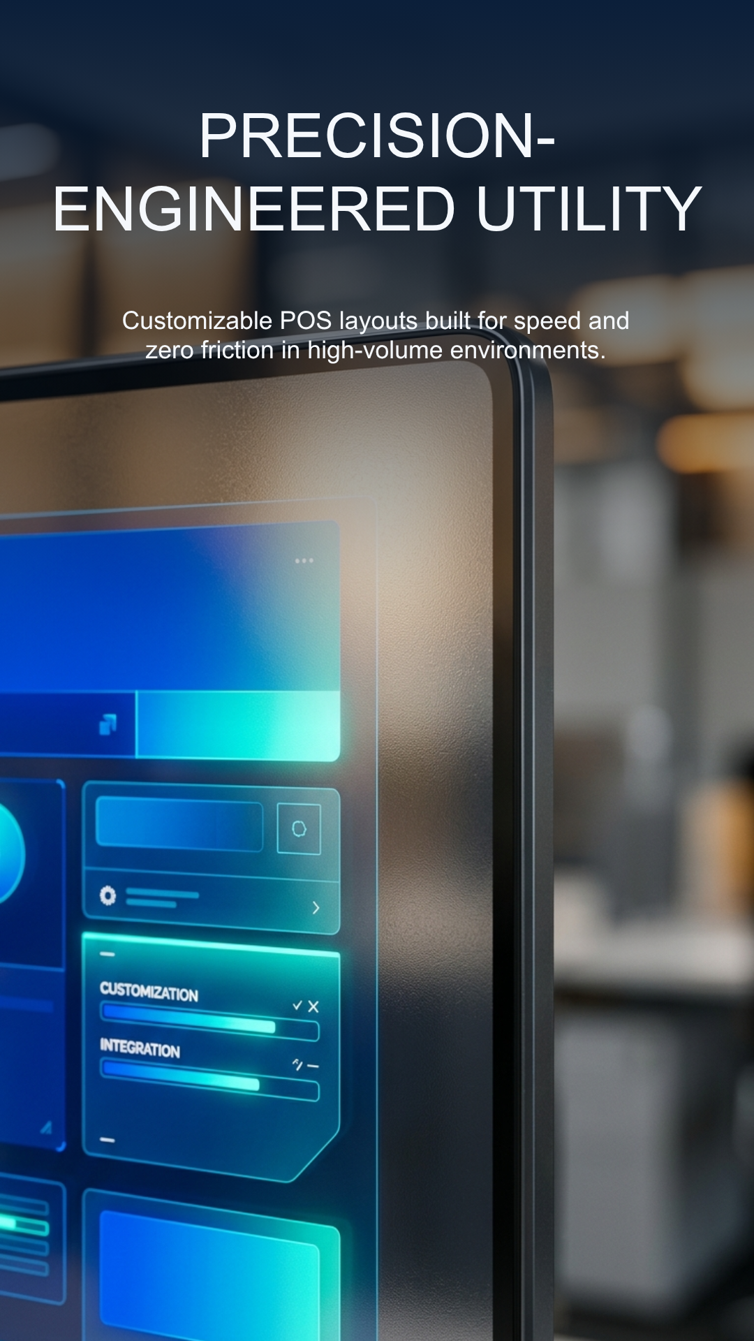 Professional POS interface design